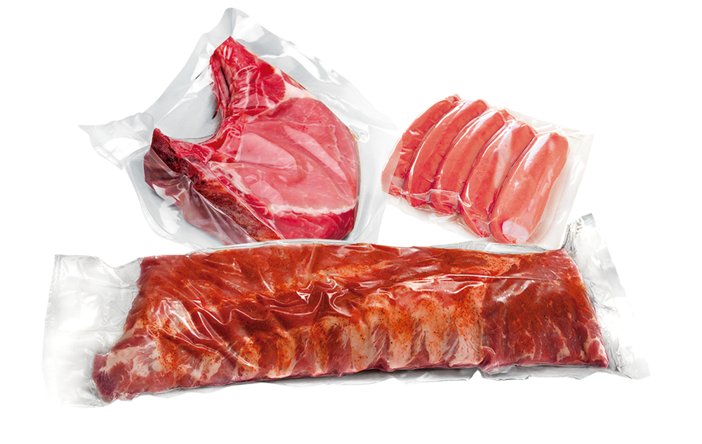 Productos cárnicos/embutidos en bolsa termoencogible