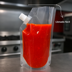 Bolsa Para Liquidos De 1L Con Válvula Dispensadora P/100