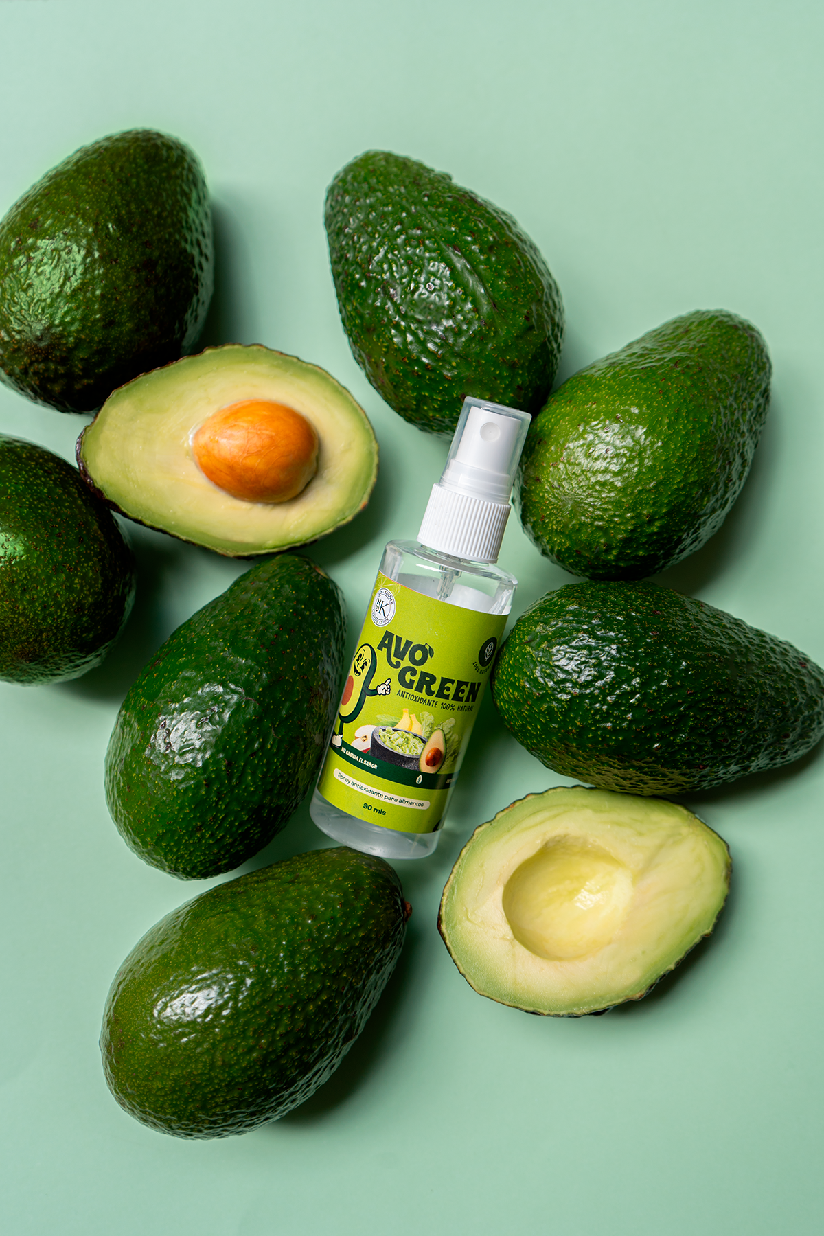 Kit Avogreen Antioxidante para frutas y guacamole 90ML